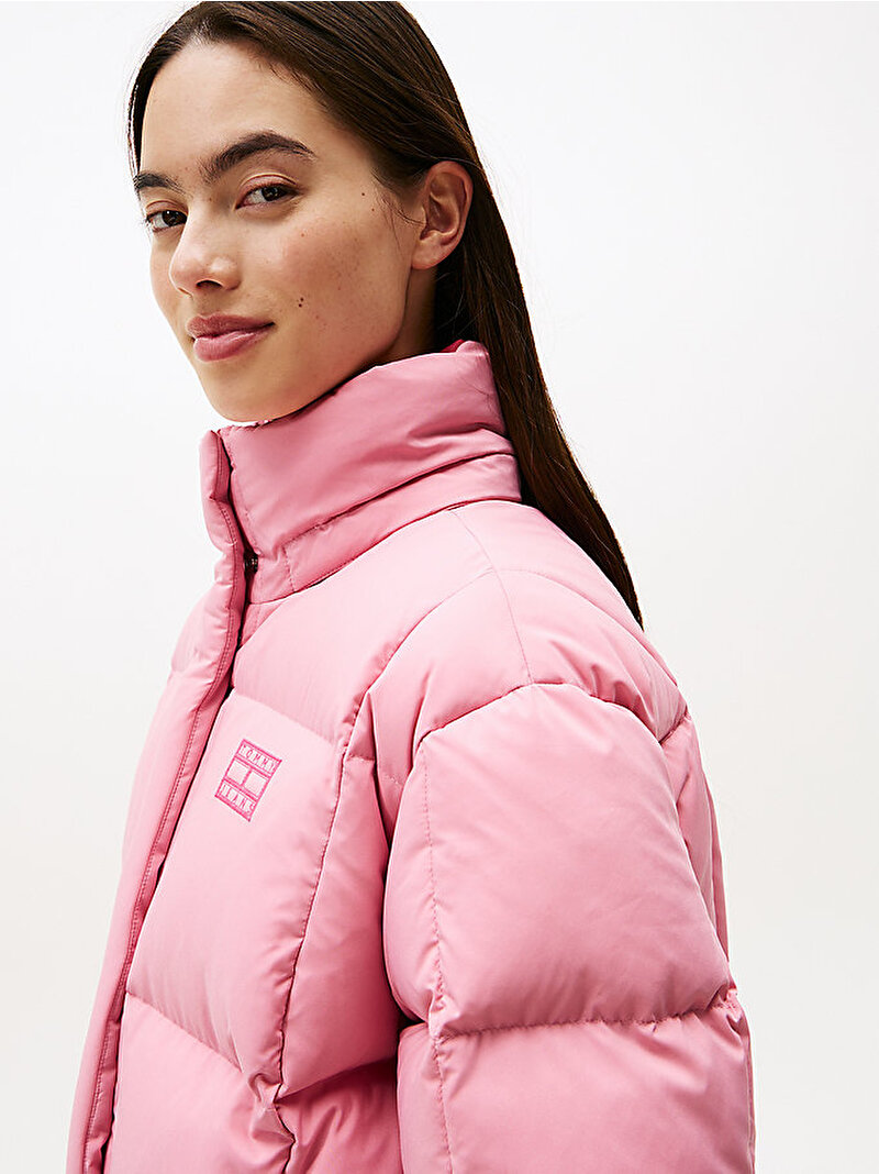 Kadın TJW Alaska Grid Down Puffer Mont Pembe  DW0DW21623THC