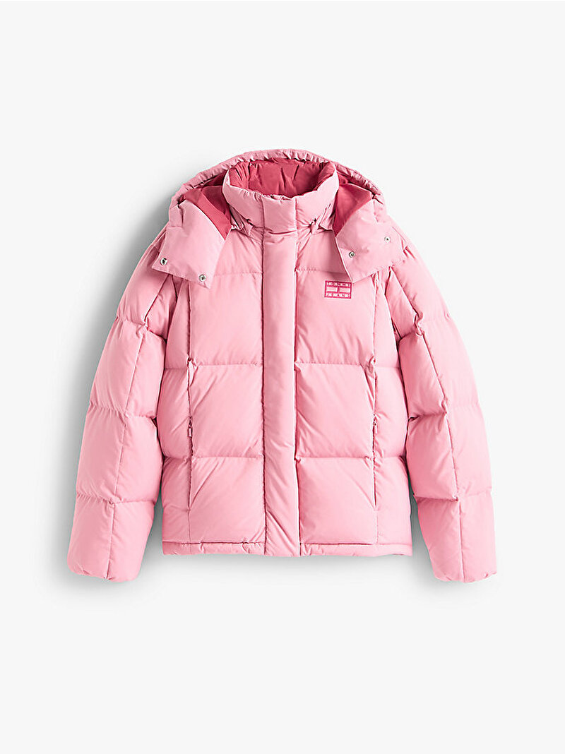 Kadın TJW Alaska Grid Down Puffer Mont Pembe  DW0DW21623THC