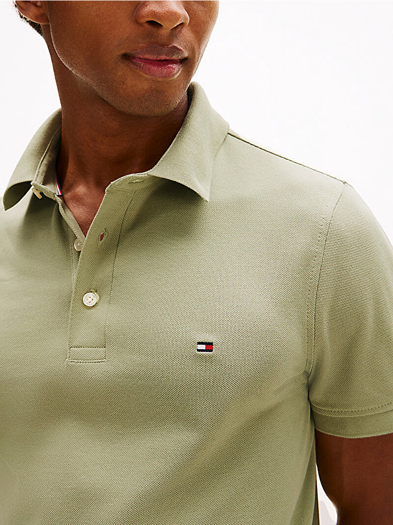 Erkek 1985 Slim Polo T-shirt Yeşil MW0MW17771L9A