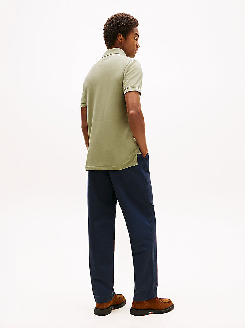 Erkek 1985 Slim Polo T-shirt Yeşil MW0MW17771L9A