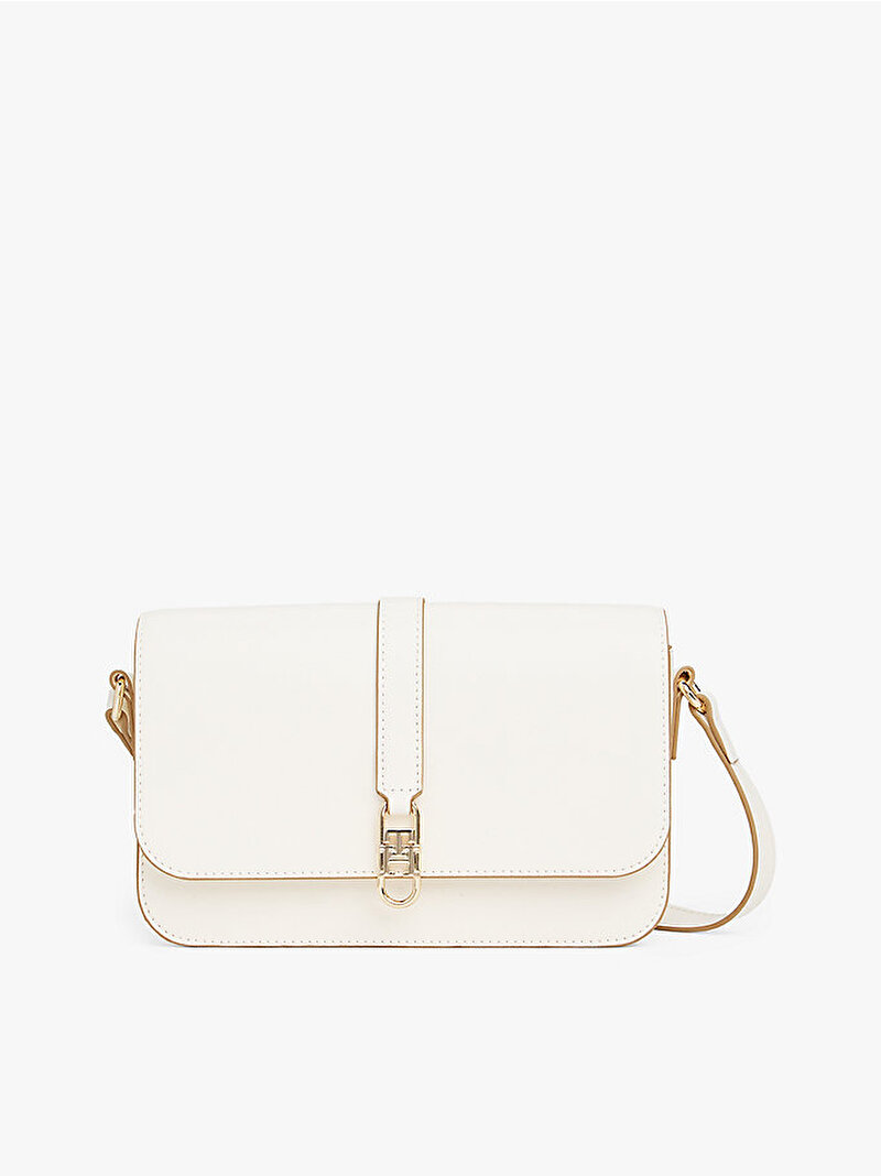 Kadın TH Libre Flap Çapraz Çanta Beyaz  AW0AW17723YA8