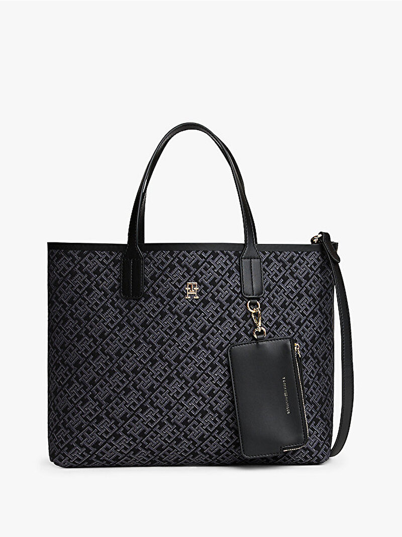 Kadın TH Icon Satchel Çanta Siyah AW0AW17685BDS