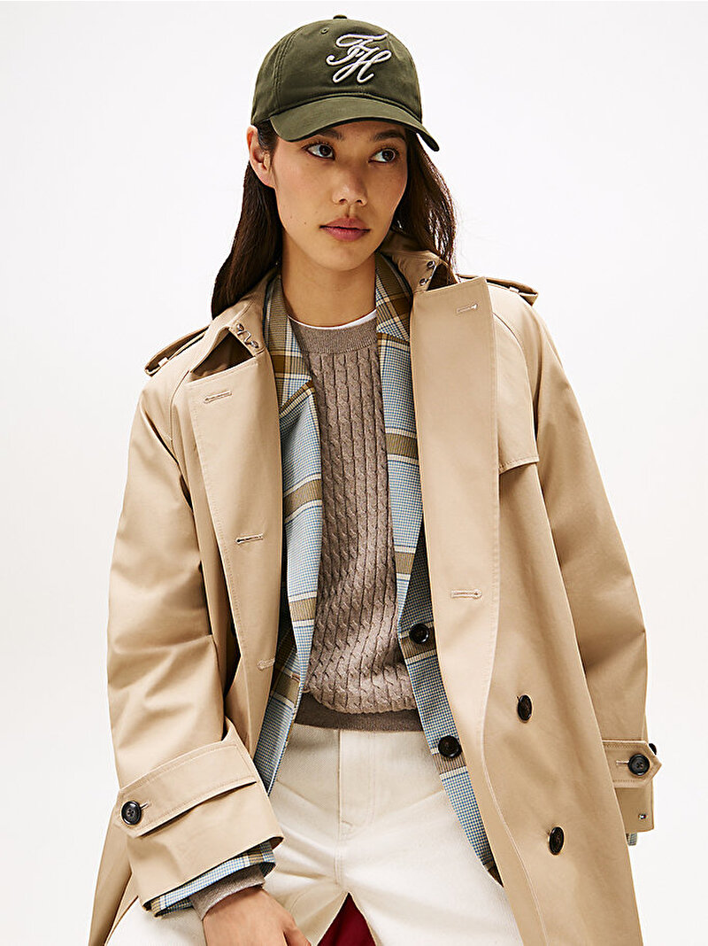 Kadın TH Emroidered Şapka Yeşil AW0AW17987MT1