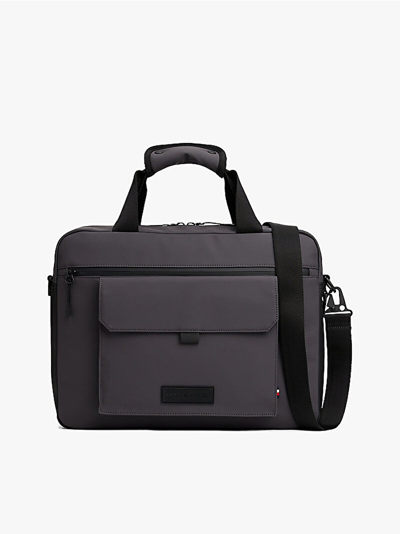 Erkek TH Seasonal Laptop Çantası Gri AM0AM13646PA7