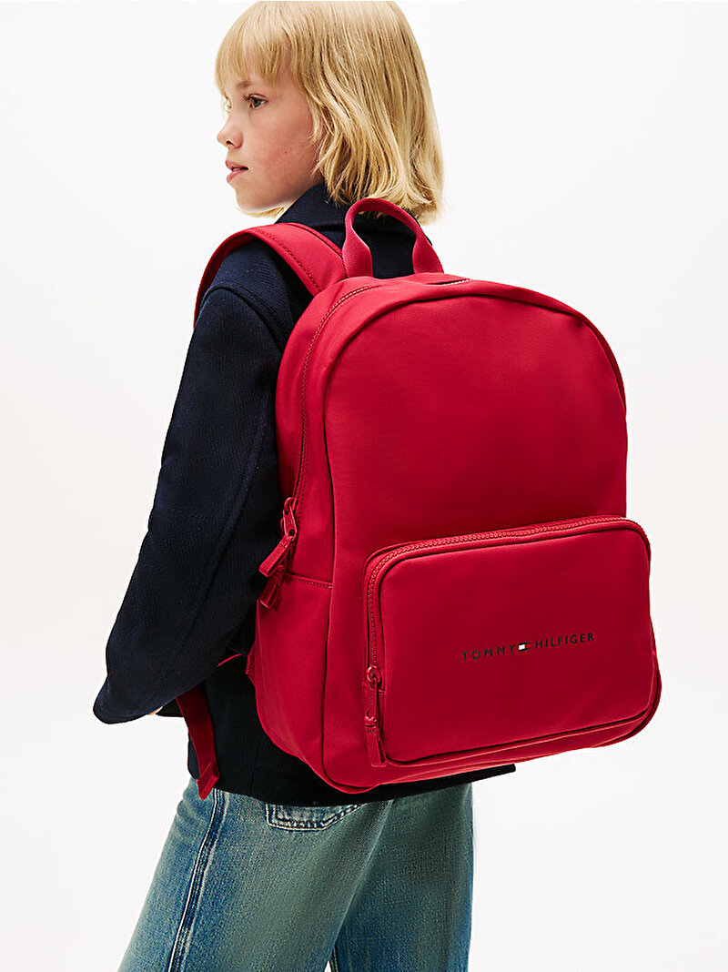 Çocuk Unisex TH Essential Sırt Çantası Kırmızı AU0AU01864XJP