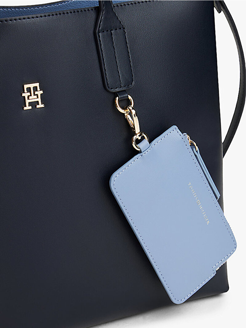 Kadın TH Icon Satchel Çanta Lacivert AW0AW17683DW6