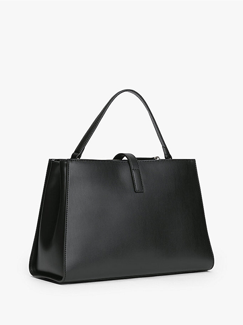 Kadın TH Libre Medium Satchel Çanta Siyah AW0AW17724BDS