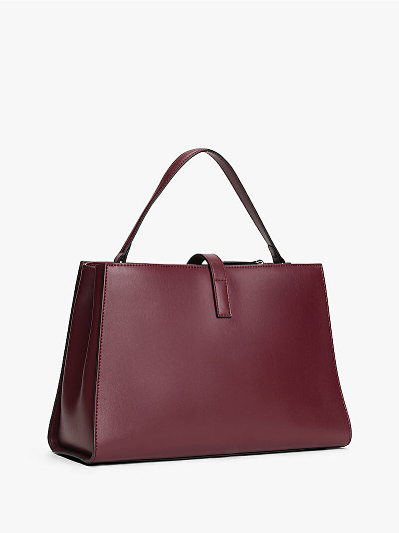 Kadın TH Libre Medium Satchel Çanta Kırmızı AW0AW17724VLP