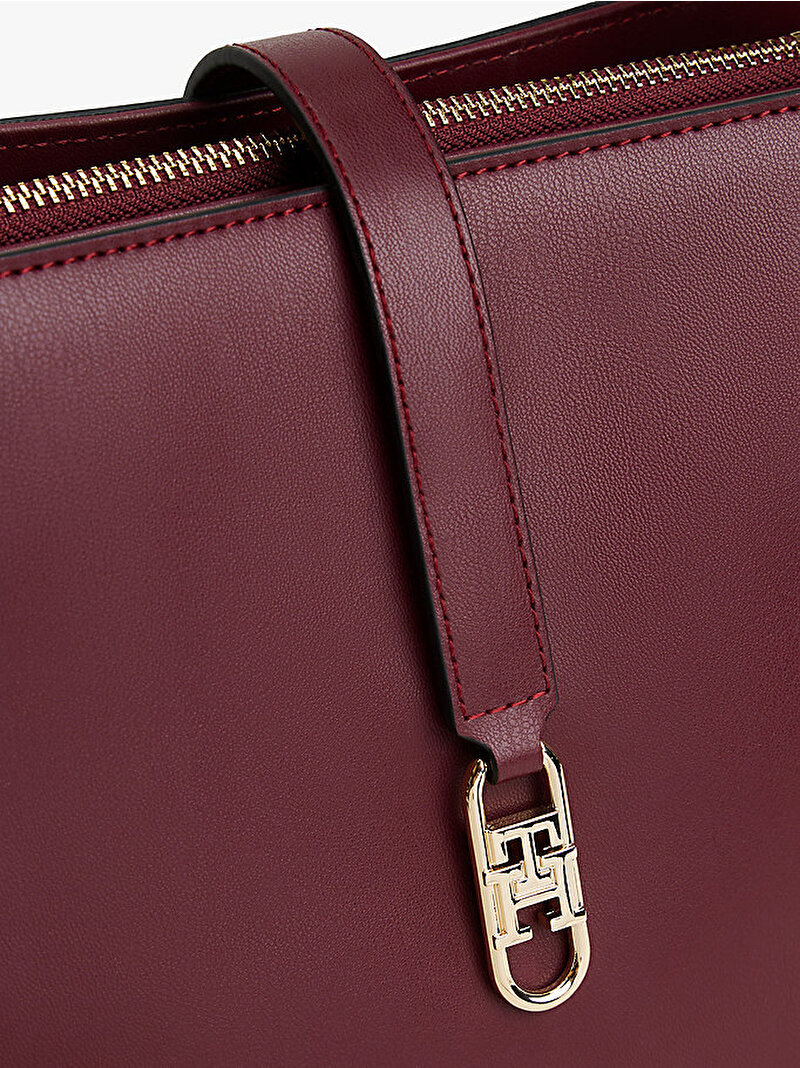 Kadın TH Libre Medium Satchel Çanta Kırmızı AW0AW17724VLP
