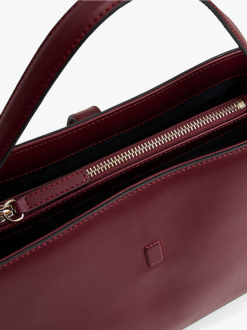 Kadın TH Libre Medium Satchel Çanta Kırmızı AW0AW17724VLP