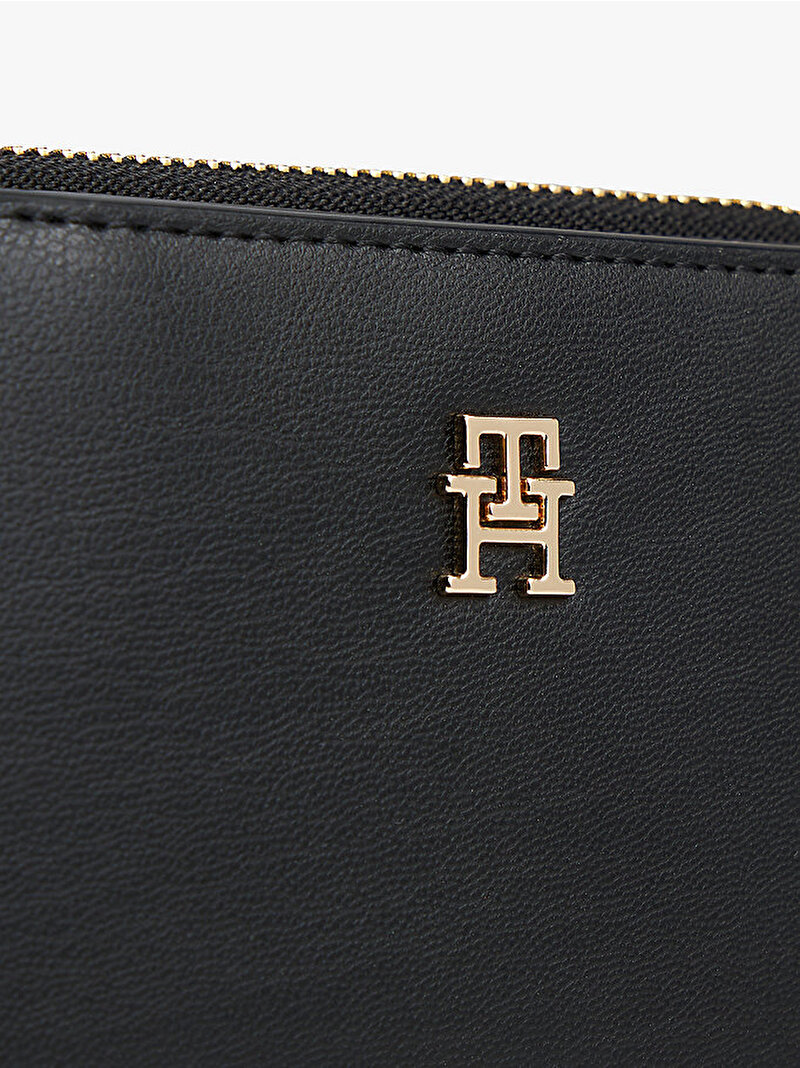 Kadın TH Icon Trifold Cüzdan Siyah AW0AW17742BDS