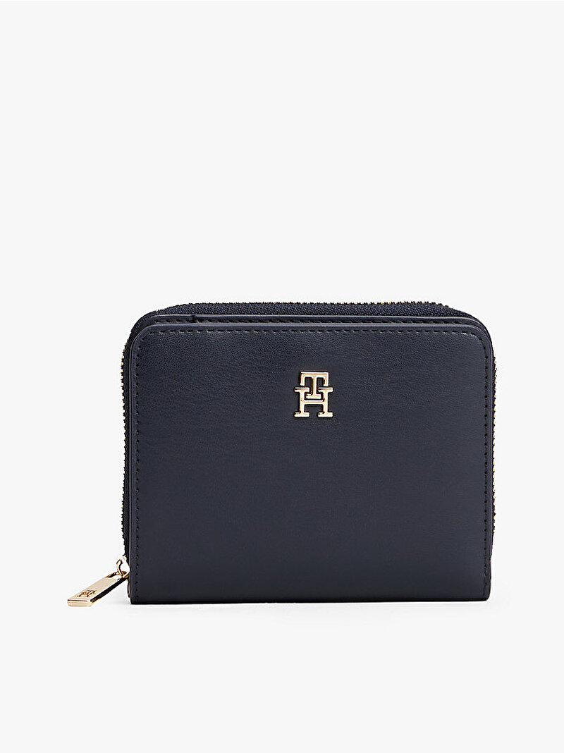 Kadın TH Icon Trifold Cüzdan Lacivert AW0AW17742DW6
