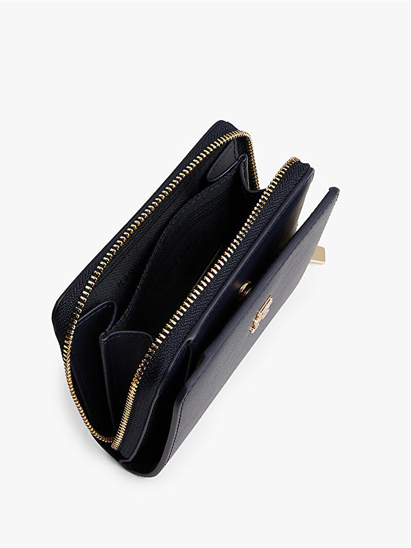 Kadın TH Icon Trifold Cüzdan Lacivert AW0AW17742DW6