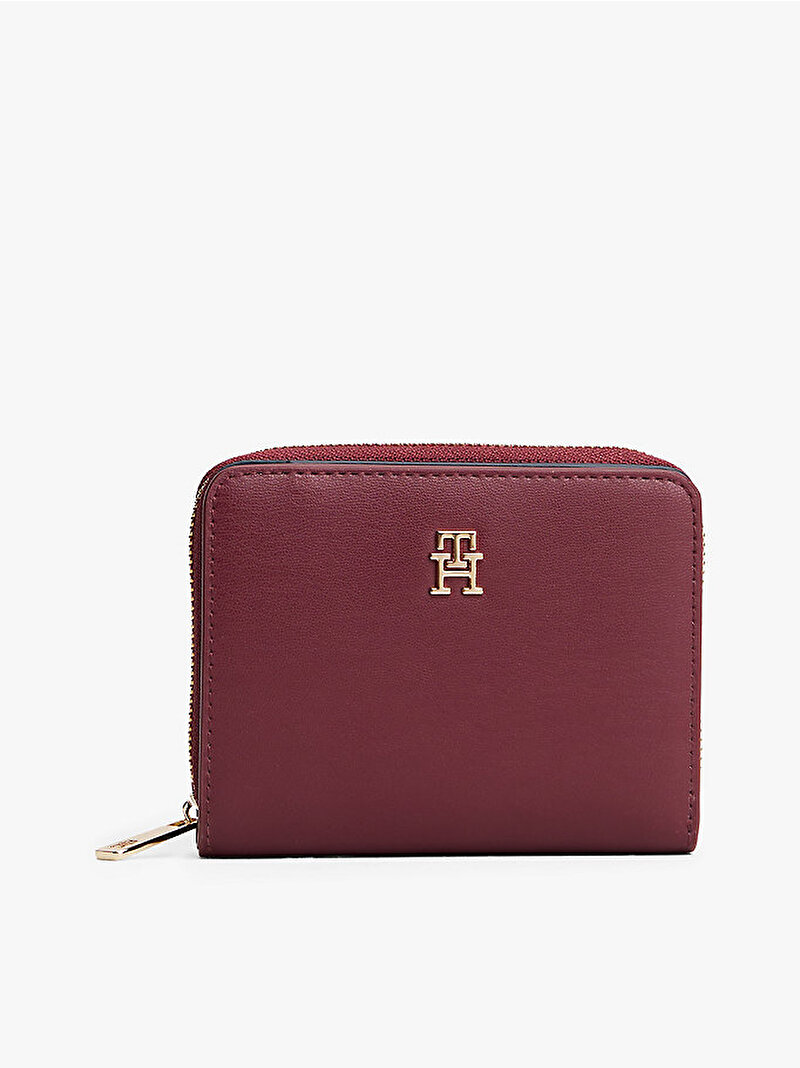 Kadın TH Icon Trifold Cüzdan Kırmızı AW0AW17742VLP