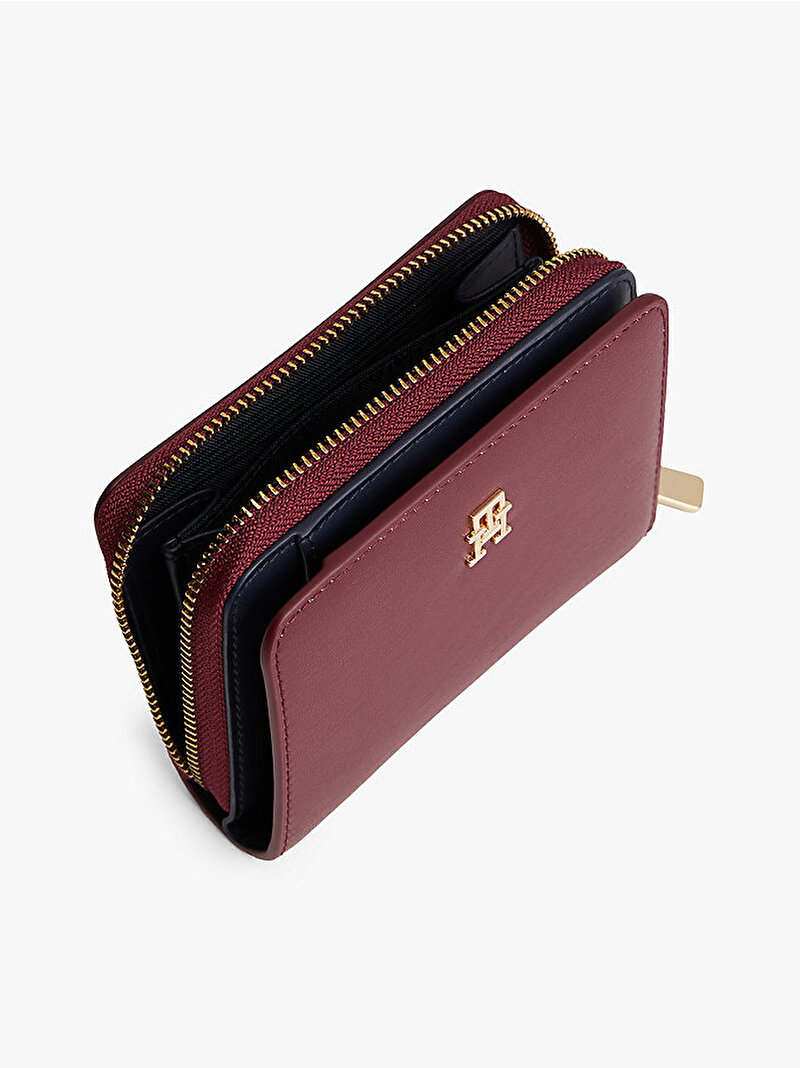 Kadın TH Icon Trifold Cüzdan Kırmızı AW0AW17742VLP
