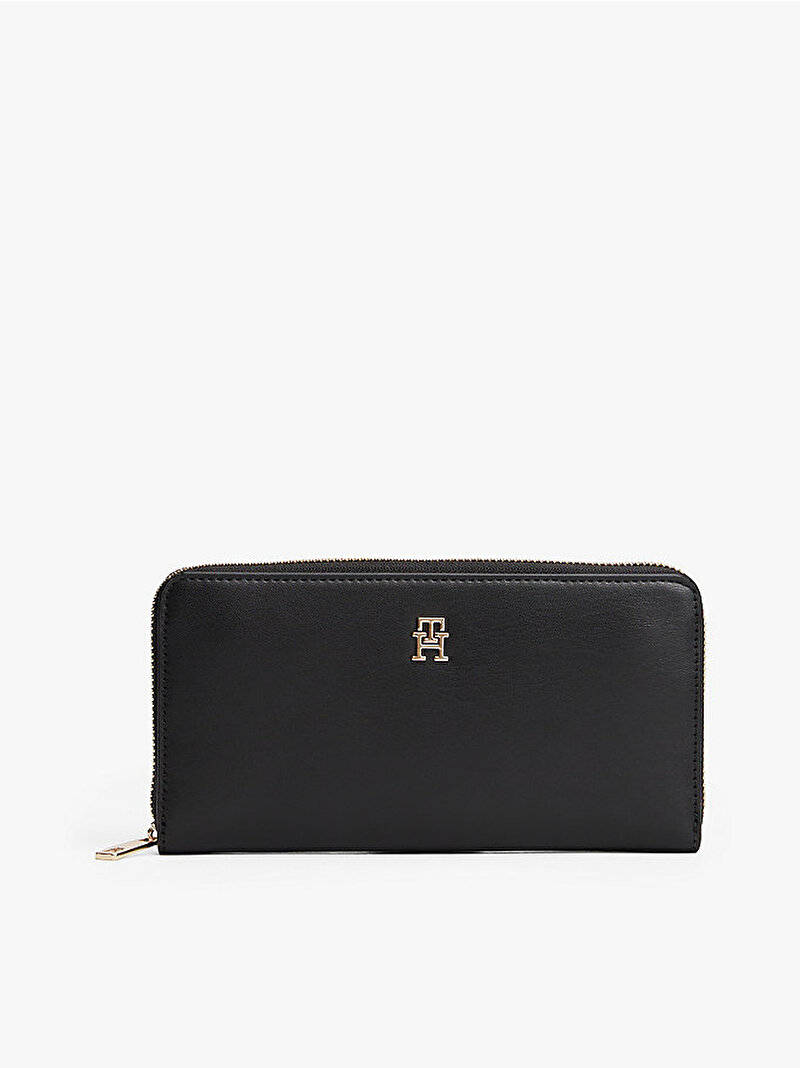 Kadın TH Icon Trifold Cüzdan Siyah AW0AW17744BDS
