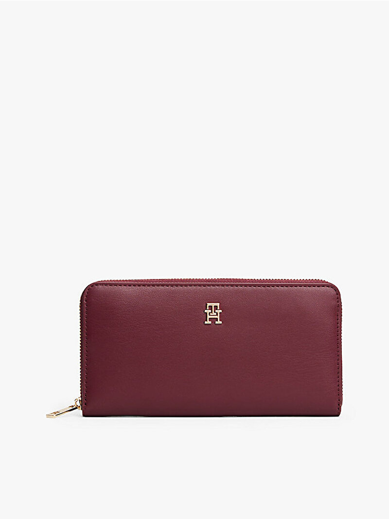 Kadın TH Icon Trifold Cüzdan Kırmızı AW0AW17744VLP