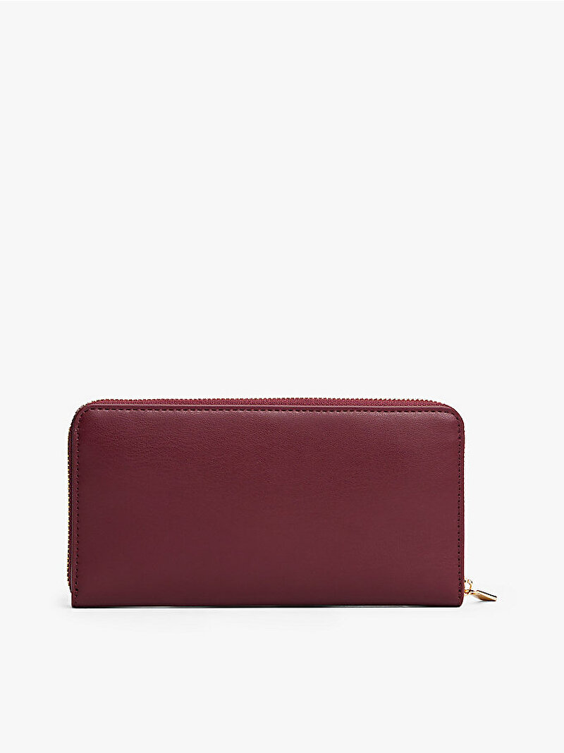 Kadın TH Icon Trifold Cüzdan Kırmızı AW0AW17744VLP
