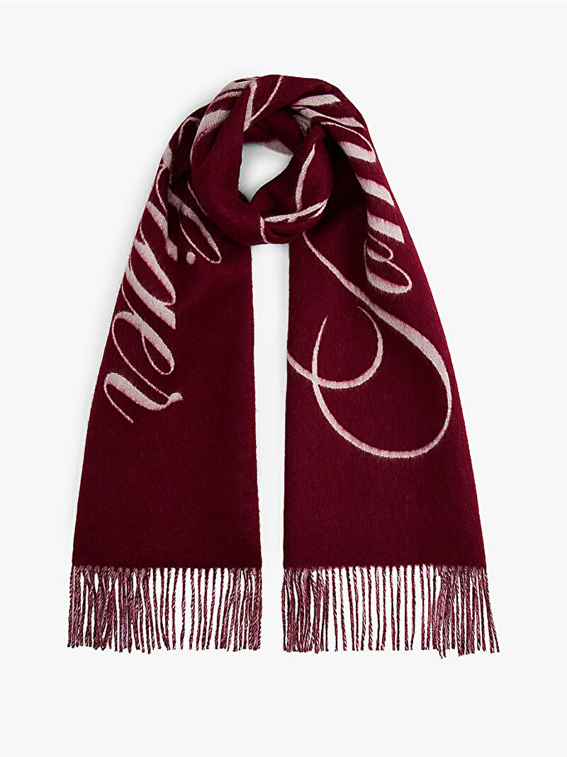 Kadın Tomy Logo Atkı Kırmızı AW0AW17786VLP