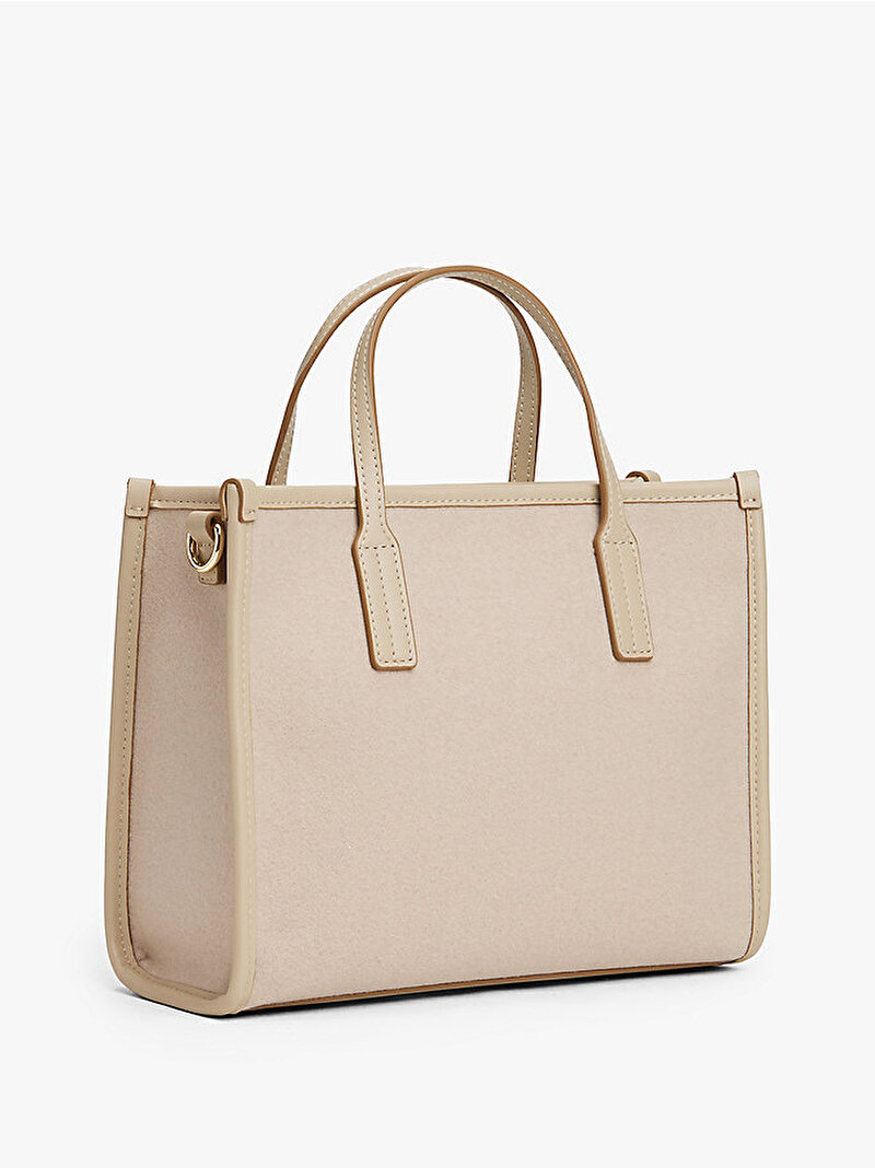 Kadın TH City Small Tote Çanta Bej  AW0AW17852RBT