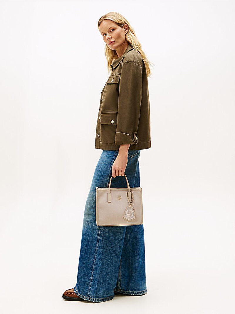 Kadın TH City Small Tote Çanta Bej  AW0AW17852RBT