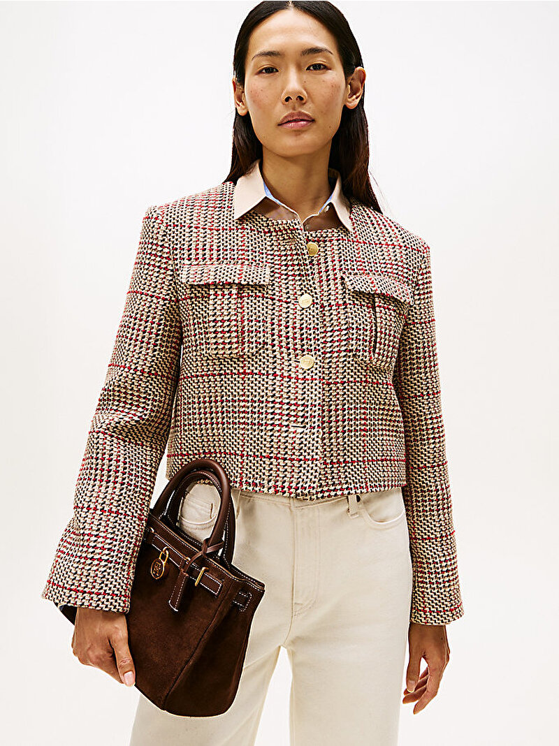 Kadın American Icon Tote Çanta Kahverengi AW0AW18202GV0
