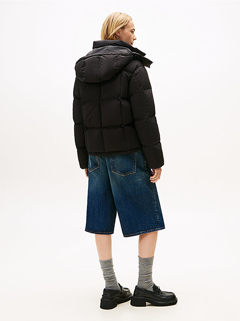 Kadın TJW Alaska Grid Down Puffer Mont Siyah DW0DW21623BDS