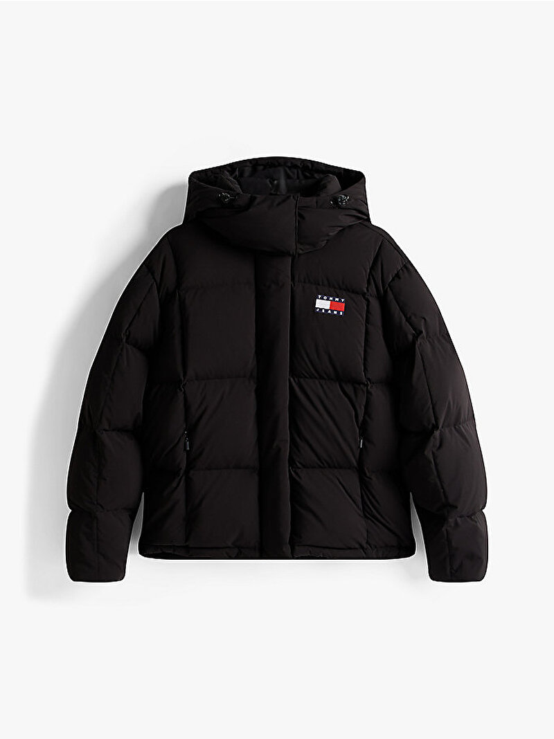 Kadın TJW Alaska Grid Down Puffer Mont Siyah DW0DW21623BDS