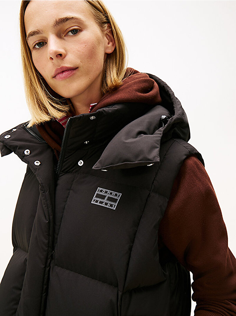 Kadın TJW Alaska Grid Down Yelek Siyah DW0DW21627BDS