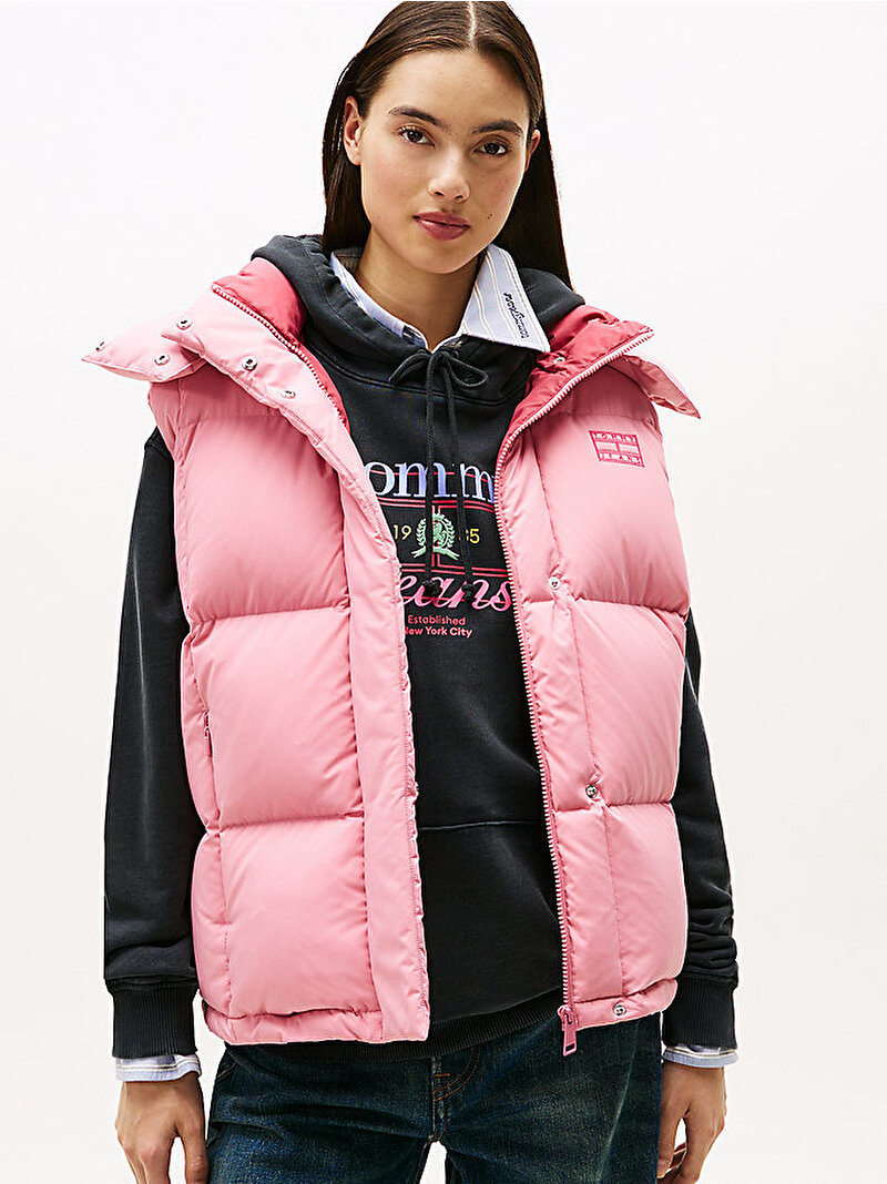 Kadın TJW Alaska Grid Down Yelek Pembe  DW0DW21627THC