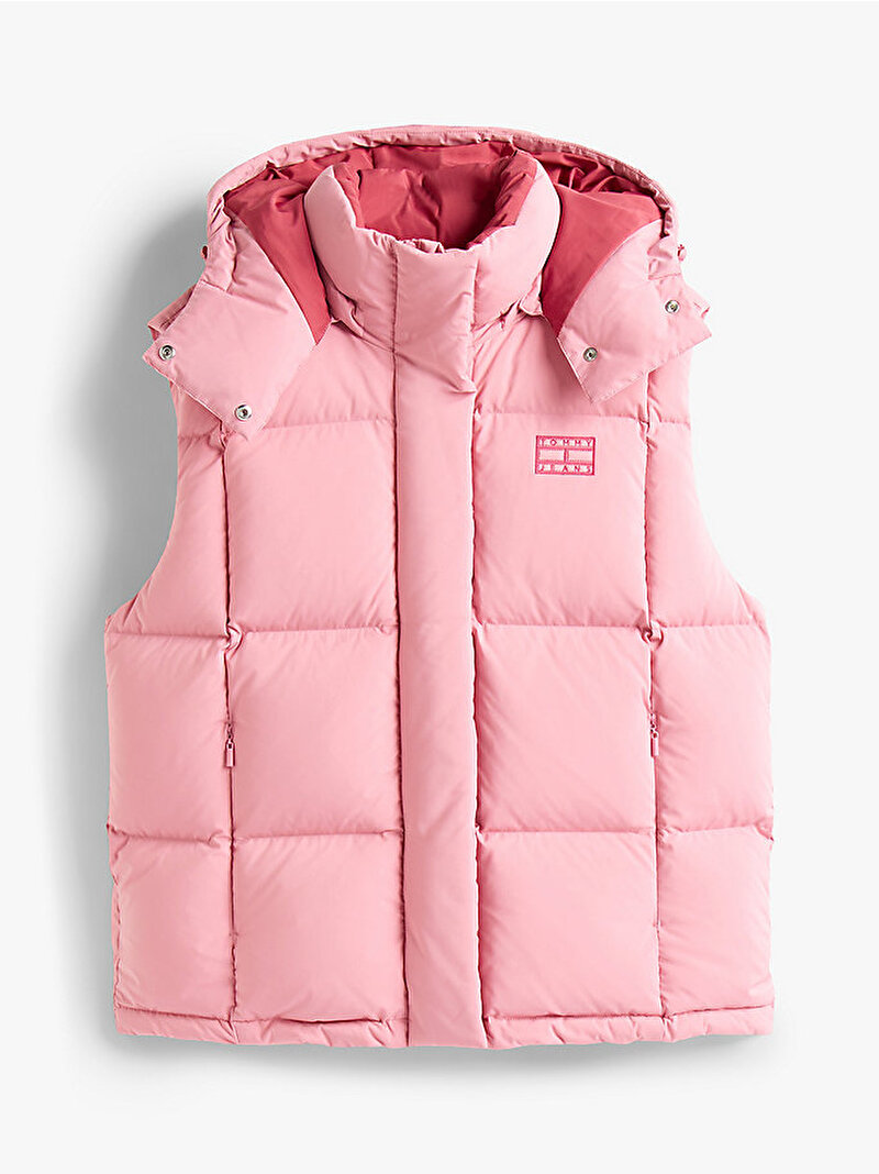 Kadın TJW Alaska Grid Down Yelek Pembe  DW0DW21627THC