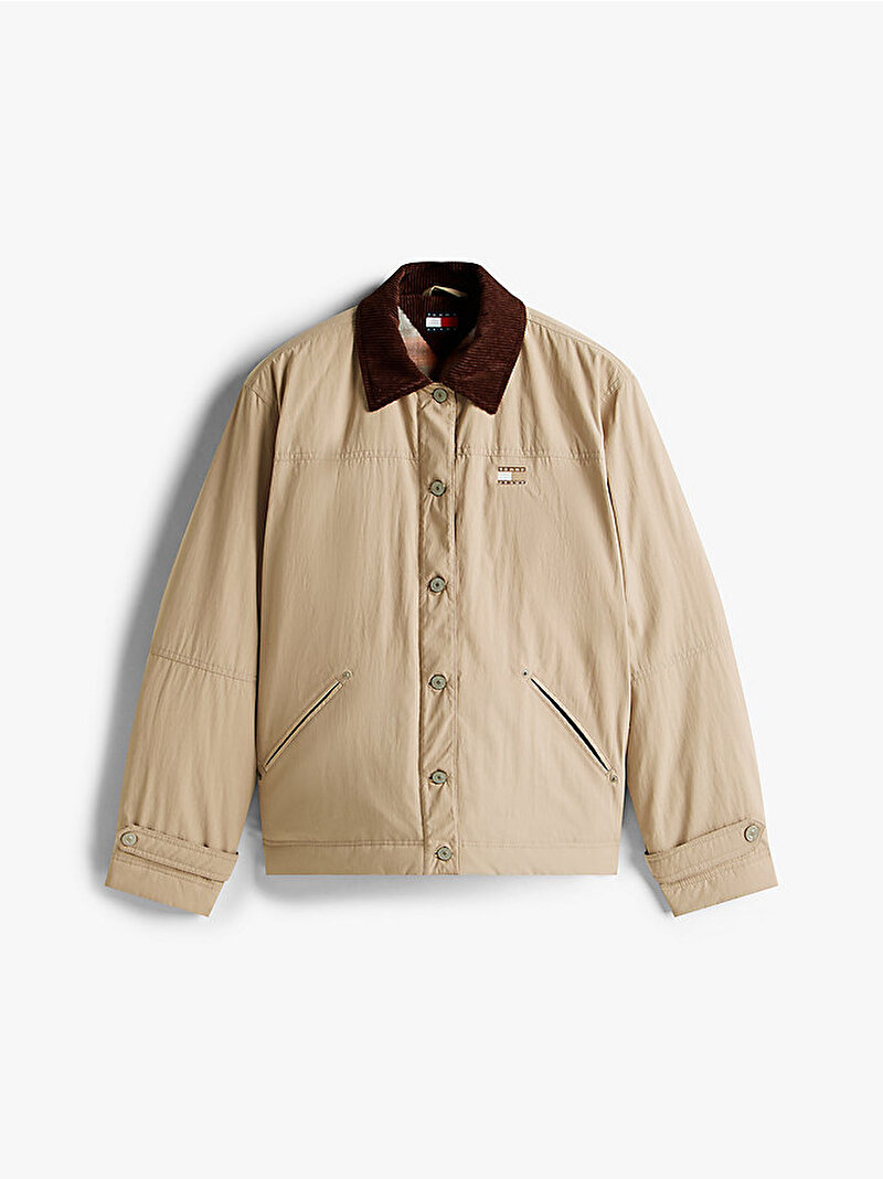 Kadın TJW Cord Collar Mont Bej  DW0DW21663GUQ