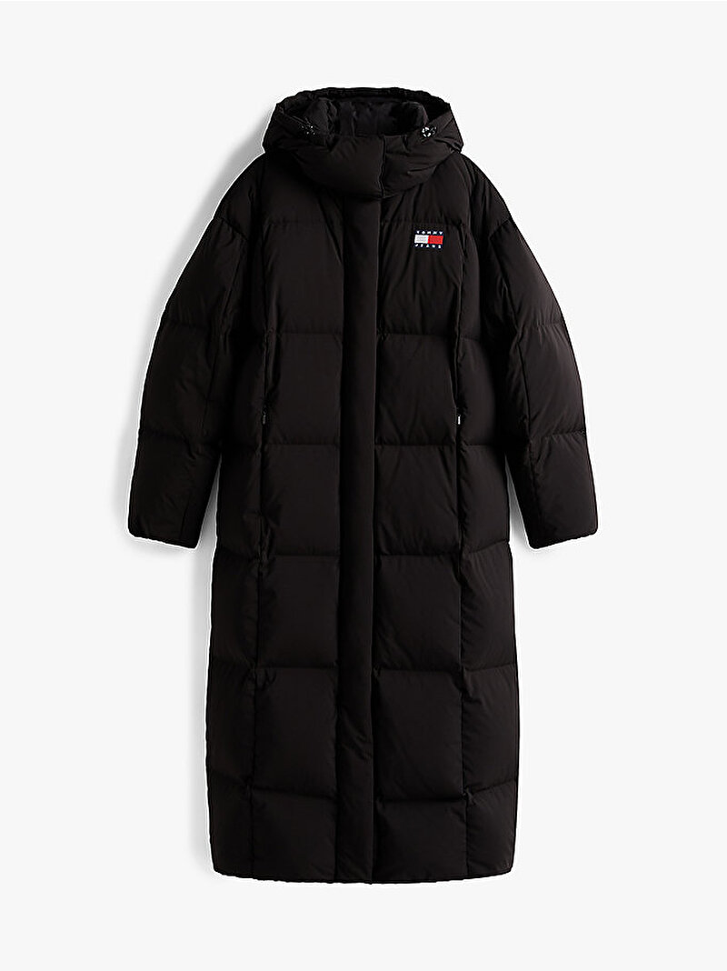 Kadın TJW Alaska Grid Down Puffer Mont Siyah DW0DW21977BDS