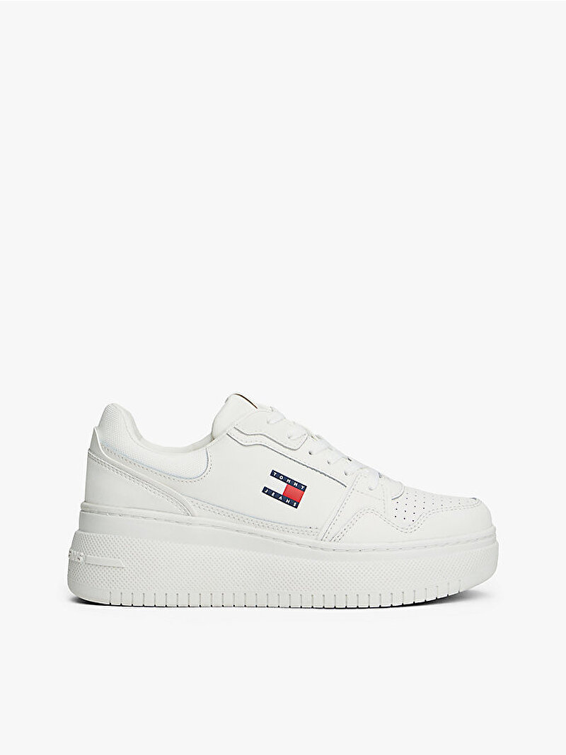 Kadın TJW Retro Basket Flag Sneaker Ekru EN0EN02860YBL