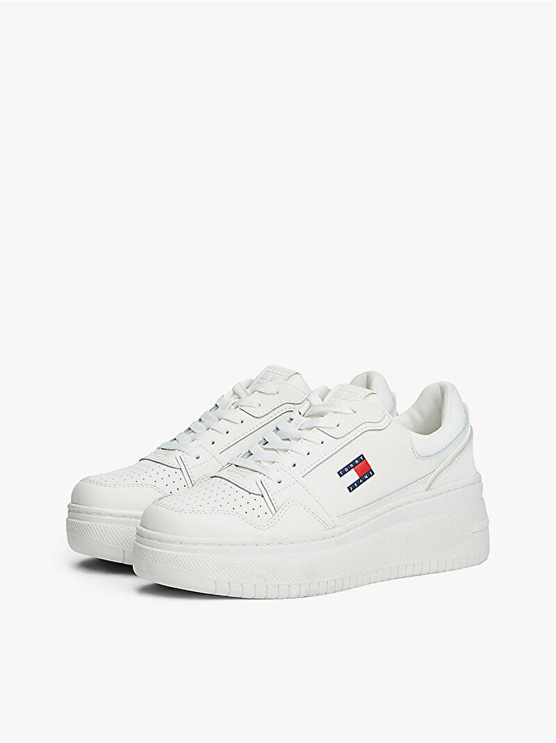 Kadın TJW Retro Basket Flag Sneaker Ekru EN0EN02860YBL