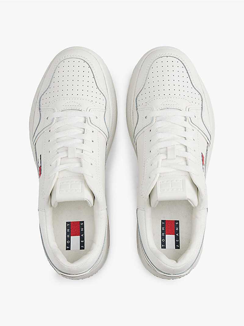 Kadın TJW Retro Basket Flag Sneaker Ekru EN0EN02860YBL