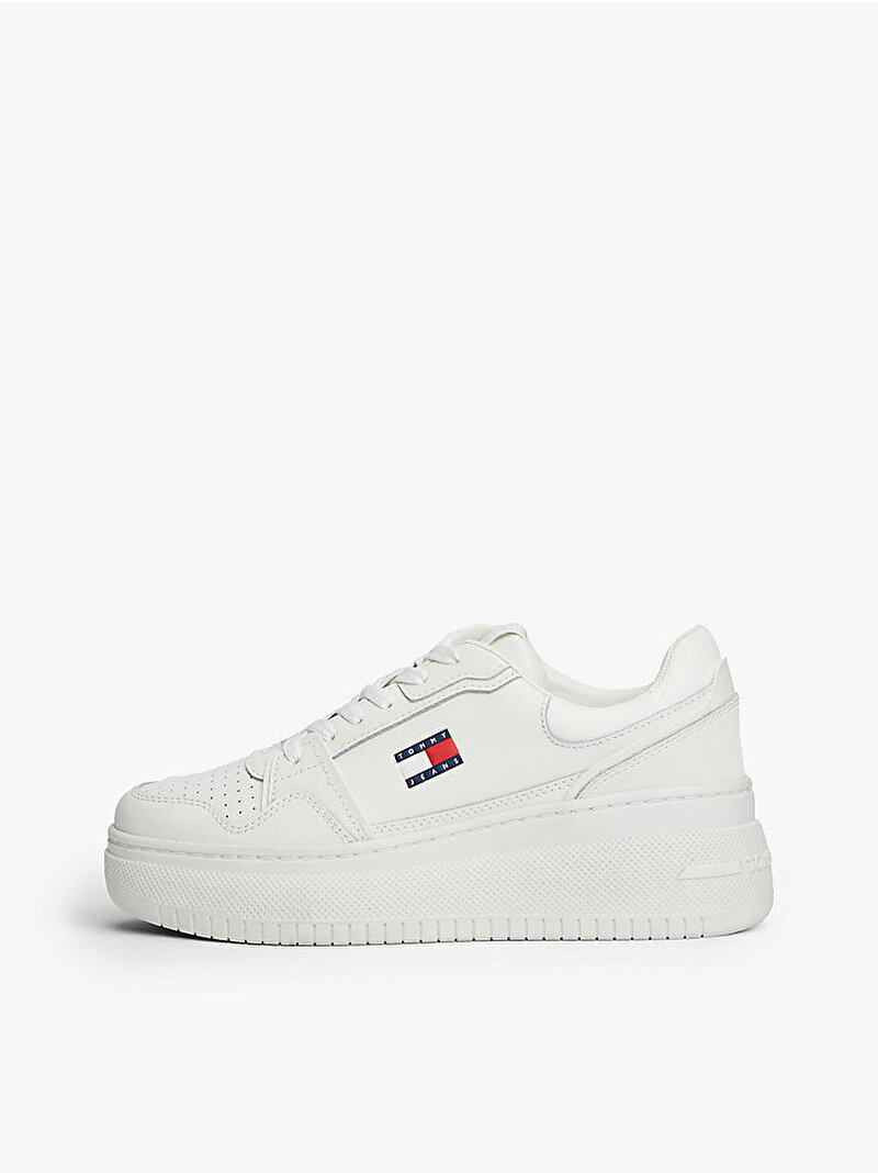Kadın TJW Retro Basket Flag Sneaker Ekru EN0EN02860YBL