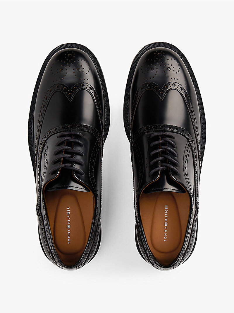 Erkek Hilfiger Oxford Klasik Ayakkabı Siyah FM0FM05766BDS