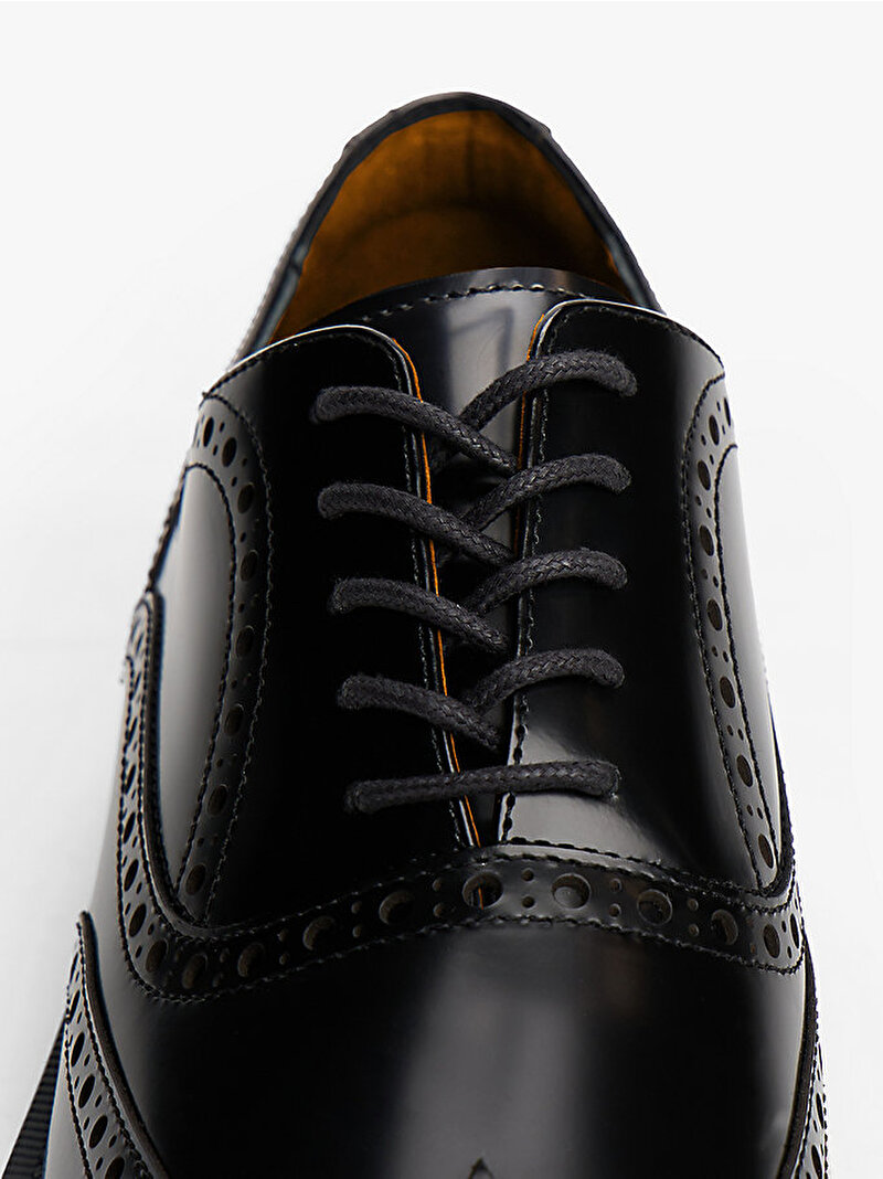 Erkek Hilfiger Oxford Klasik Ayakkabı Siyah FM0FM05766BDS