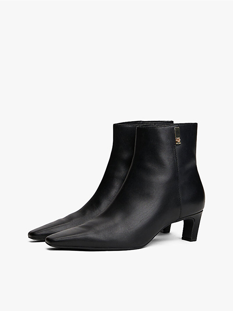 Kadın TH Square Toe Kitten Bot Siyah FW0FW08768BDS