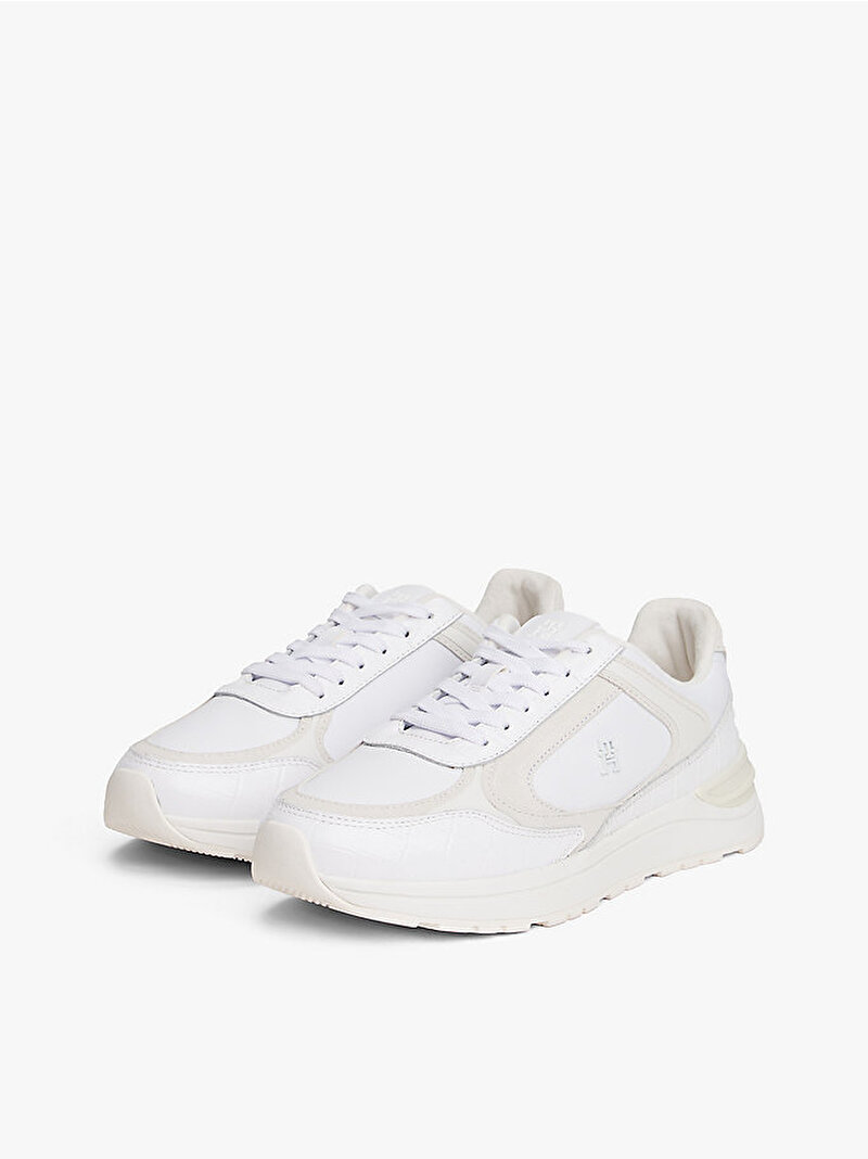 Kadın Casual Fashion Runner Sneaker Beyaz  FW0FW08833YBR