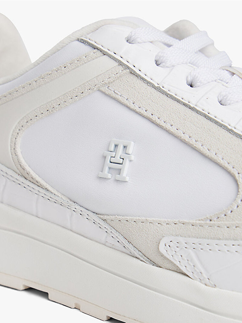 Kadın Casual Fashion Runner Sneaker Beyaz  FW0FW08833YBR