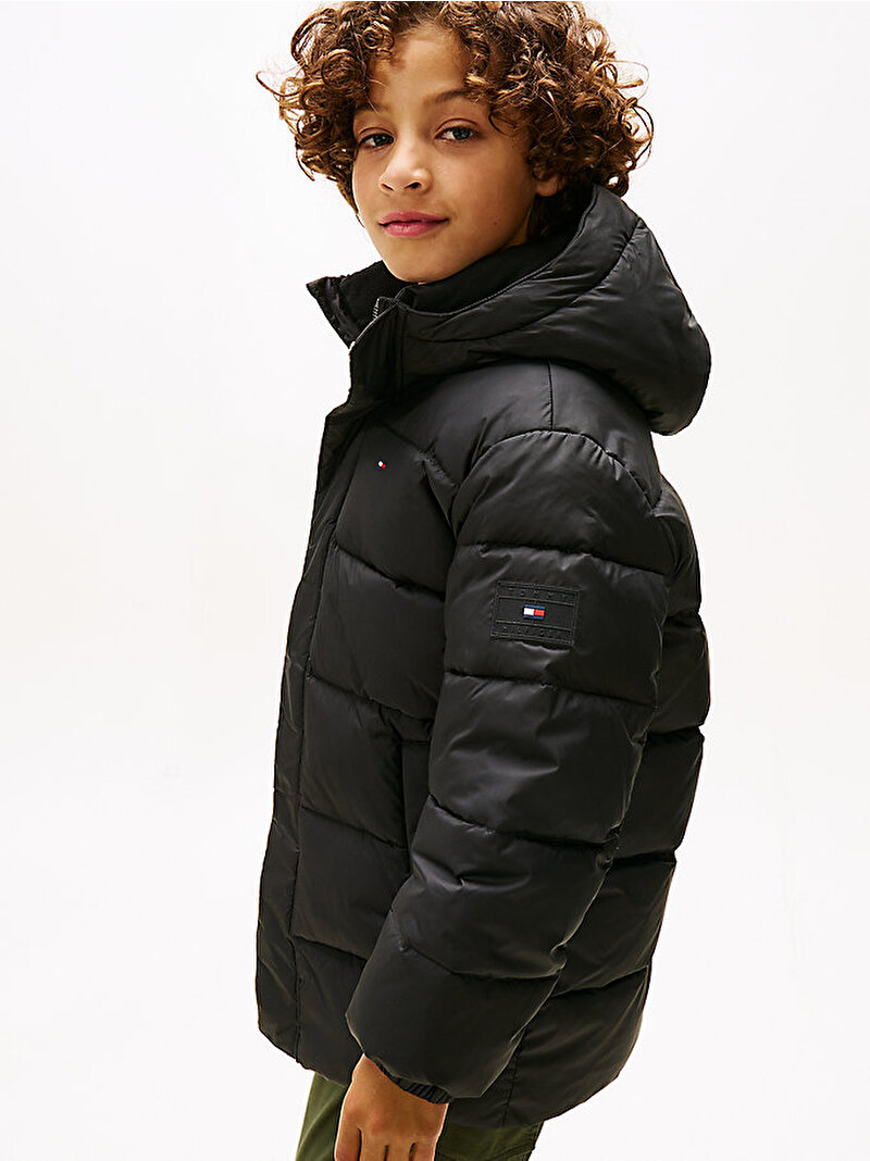 Erkek Çocuk Essential Padded Mont Siyah KB0KB10002BDS