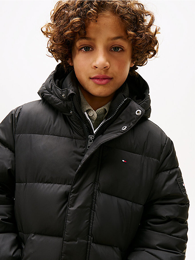 Erkek Çocuk Essential Padded Mont Siyah KB0KB10002BDS
