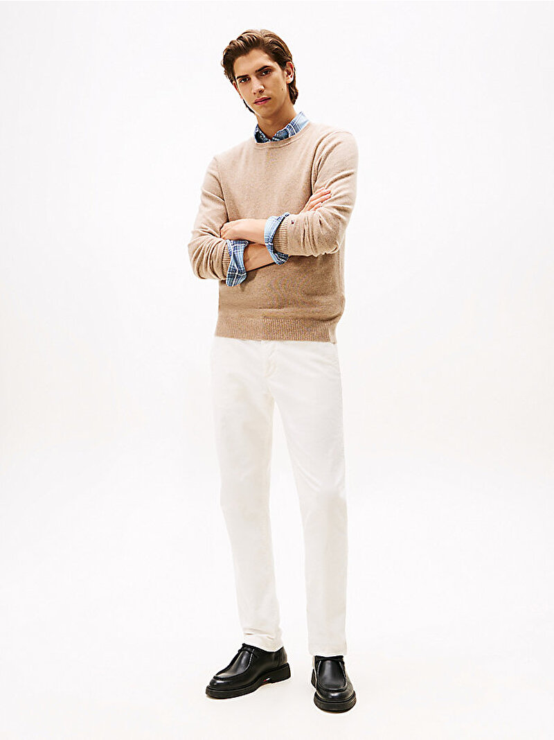 Erkek Cashmere Kazak Bej  MW0MW40552AFE