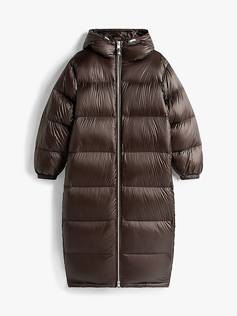 Kadın Super Light Puffer Mont Kahverengi WW0WW46543GOP