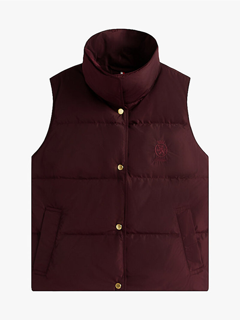 Kadın Crest Down Yelek Kırmızı WW0WW46545XIH