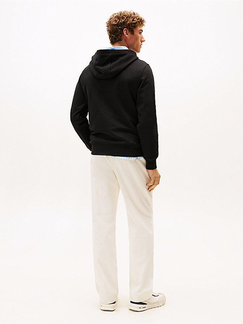 Erkek Essential Terry Hoodie Siyah MW0MW37235BDS