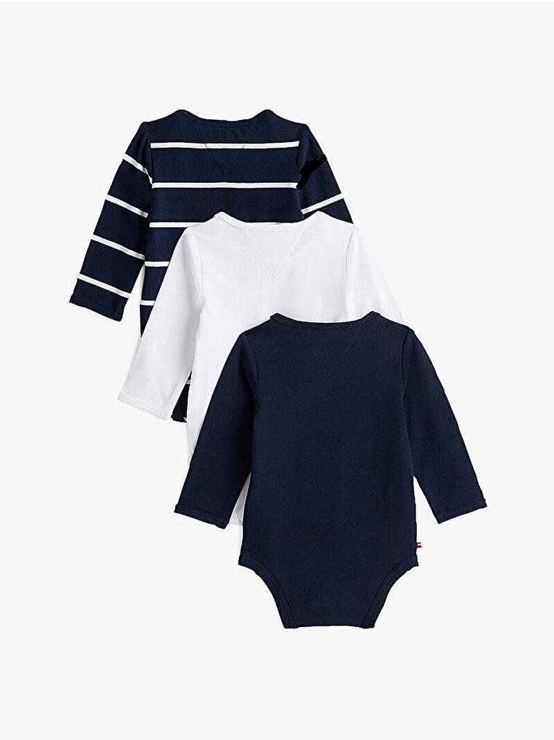 Bebek 3'lü Paket Body Hediye Seti Lacivert KN0KN02076C1G