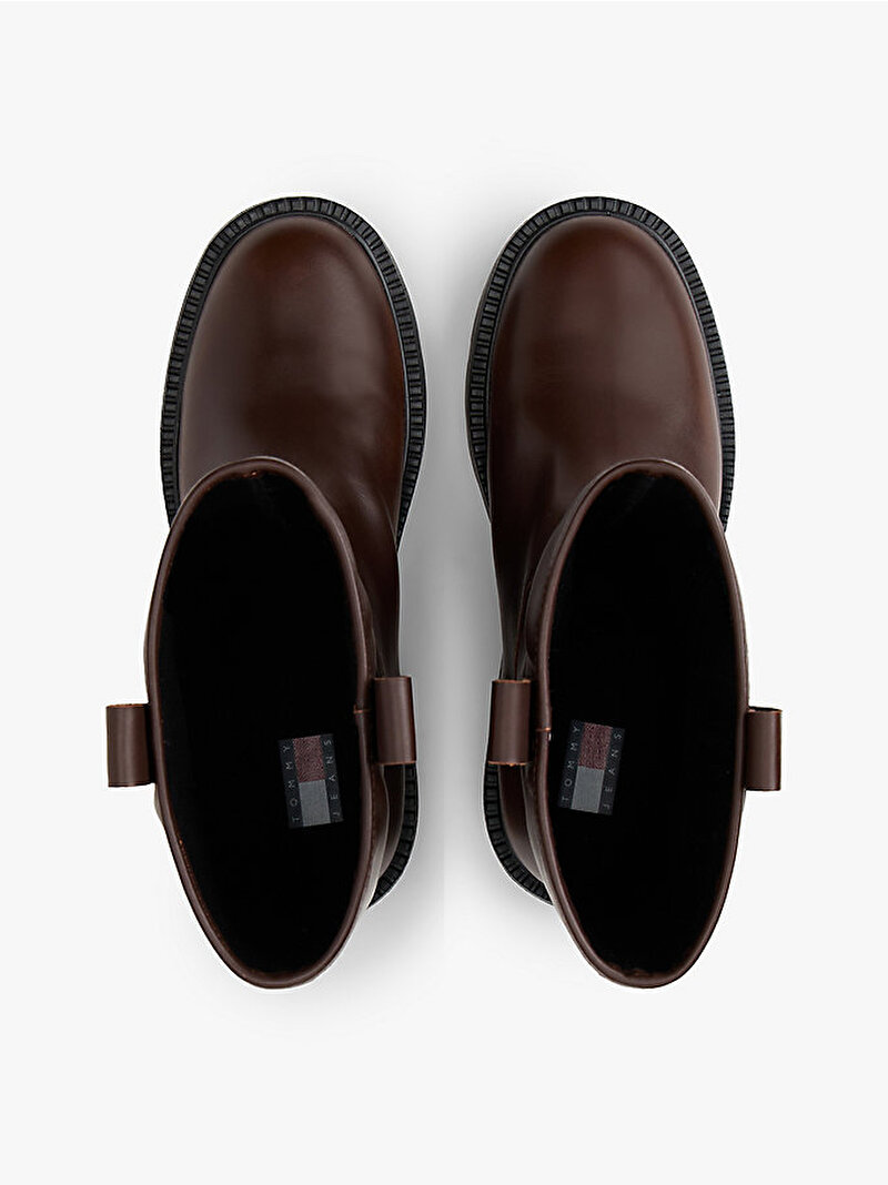 Kadın TJW Leather Mid Bot Kahverengi EN0EN02834GUI